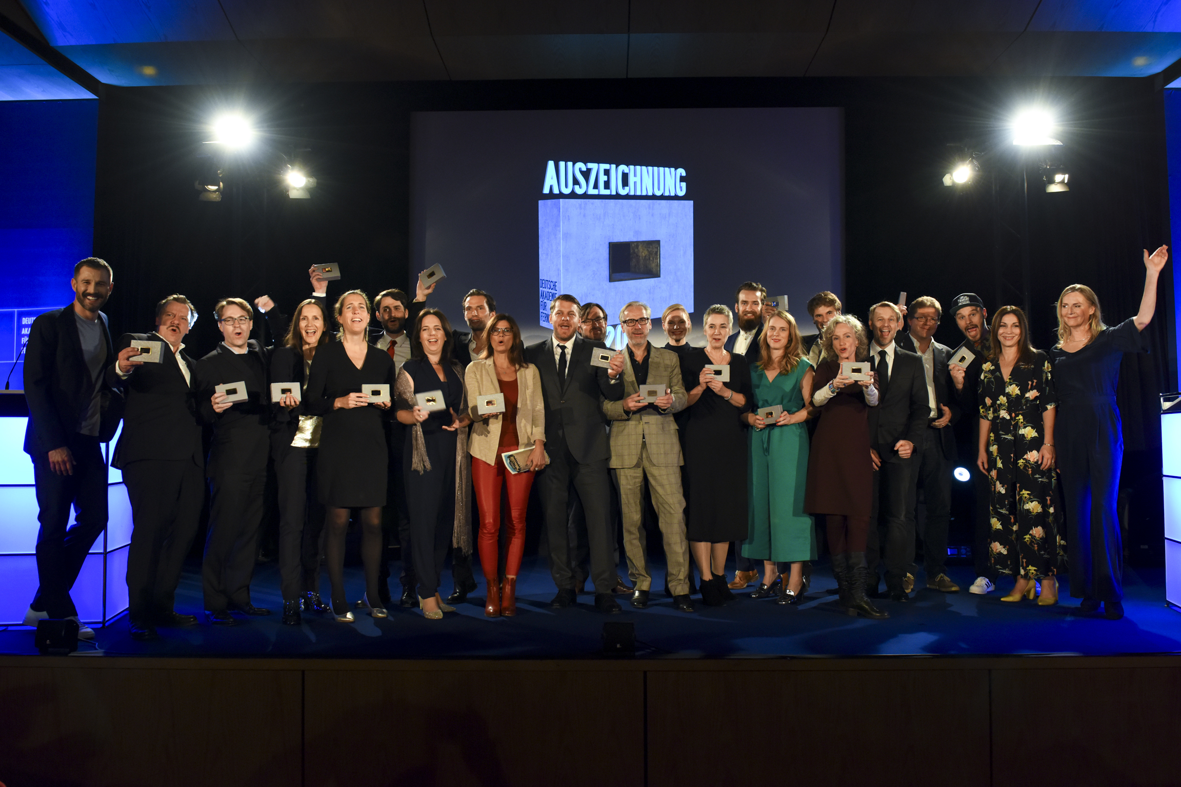 Gruppenbild aller Preisträger der DAfF-Auszeichnungen 2017